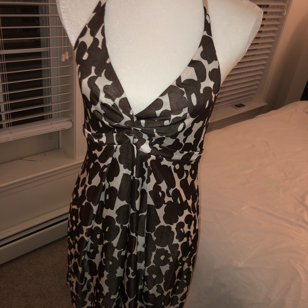 Brown halter dress